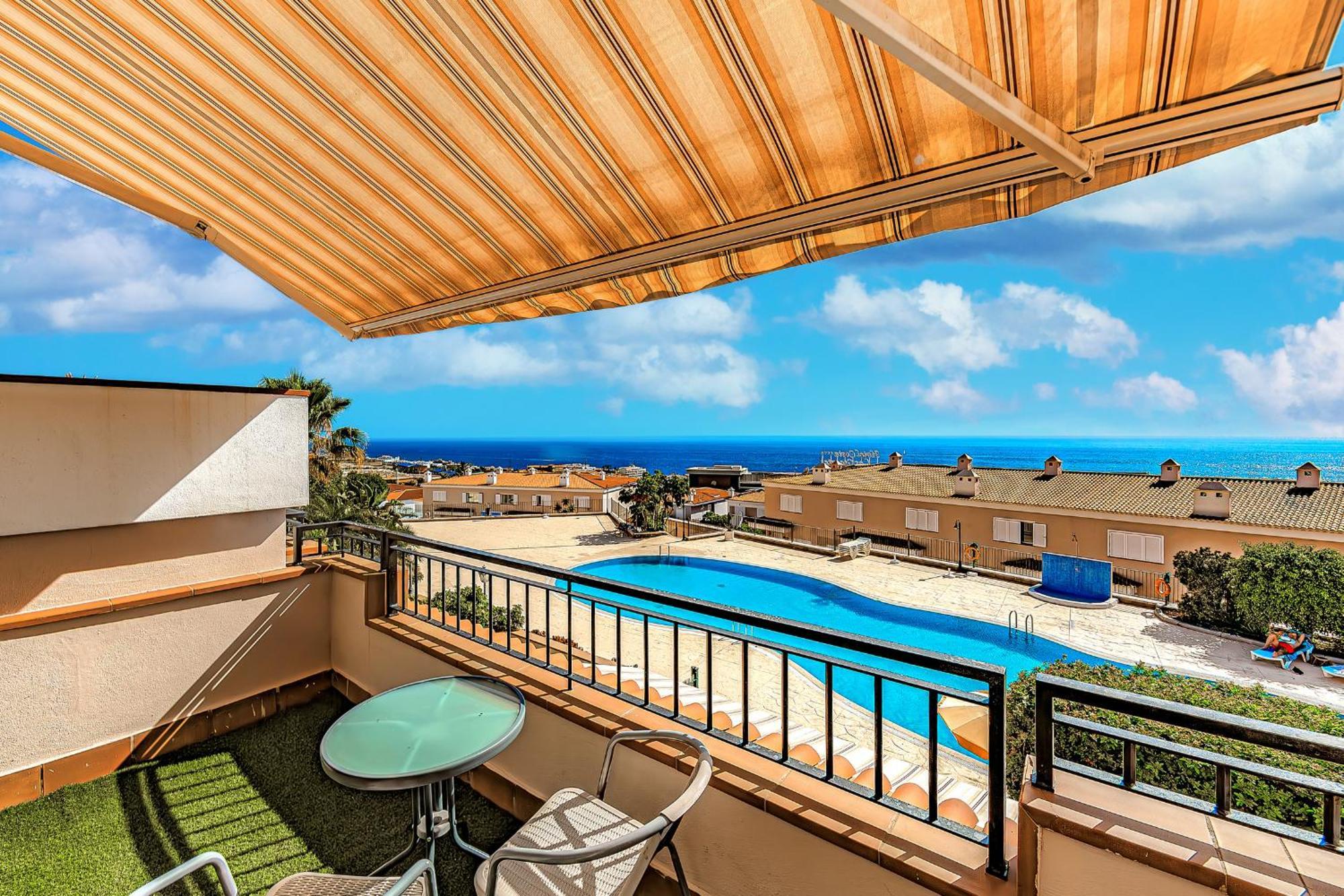 Spacious Ocean View Family Townhouse Puerto de Santiago  Extérieur photo