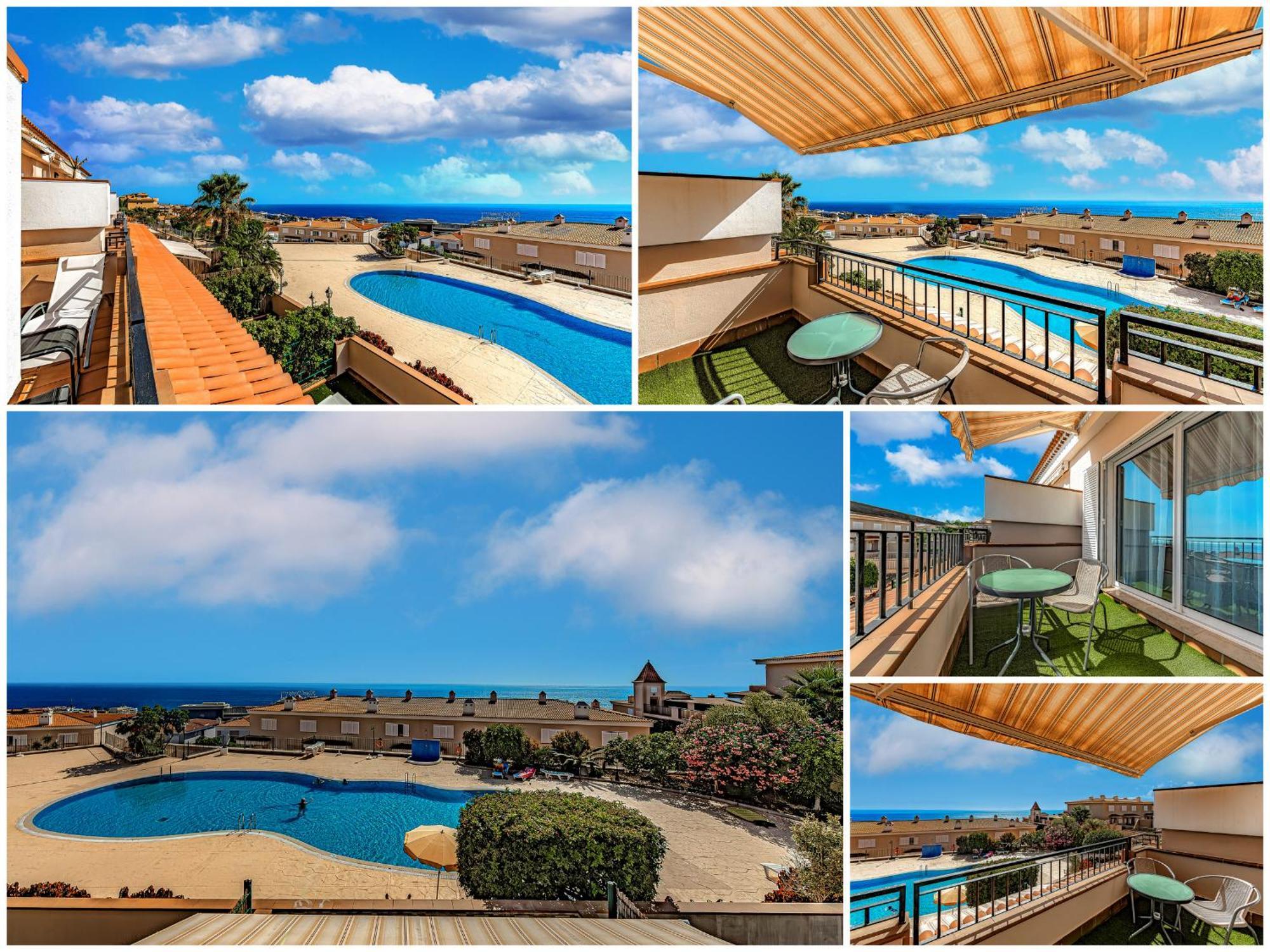 Spacious Ocean View Family Townhouse Puerto de Santiago  Extérieur photo